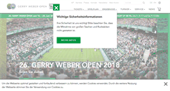 Desktop Screenshot of gerryweber-open.de